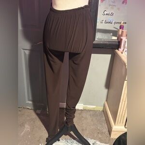 Women’s Halara Brown Elastic Waist Track Pants